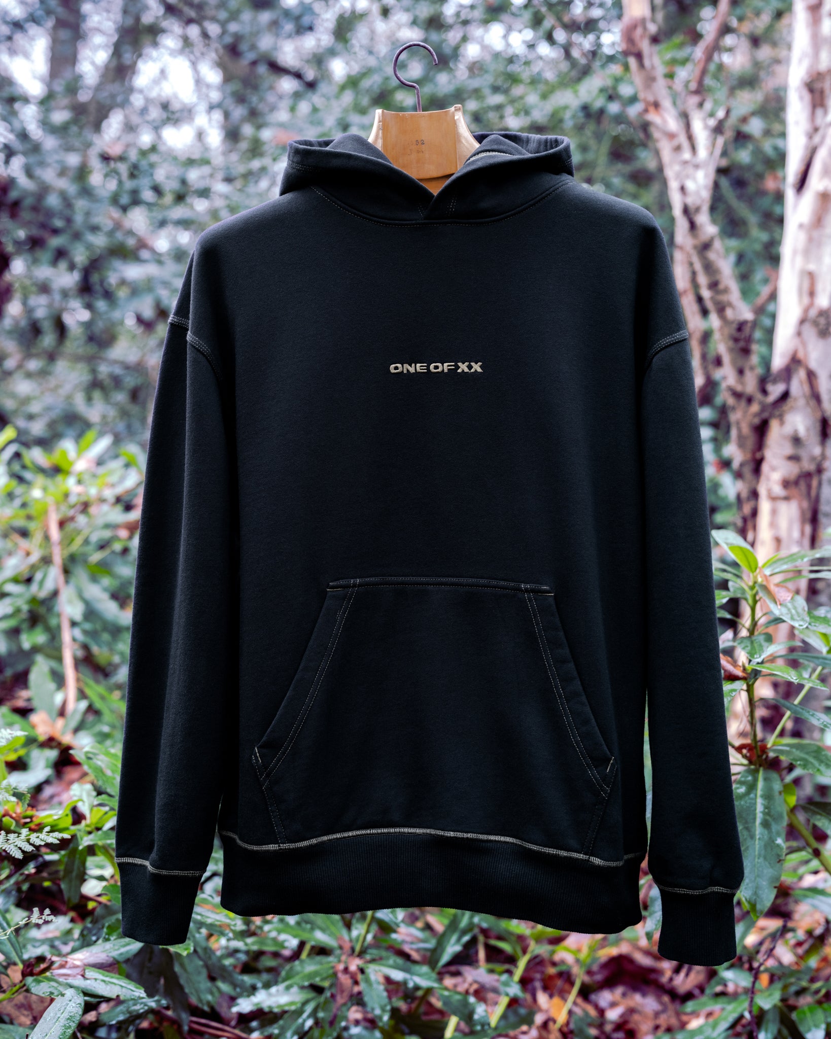 Hoodie repaired for life - Washed Black