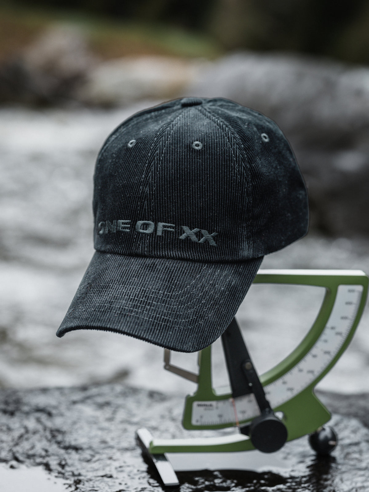 Dark Grey Corduroy Cap | One of 44