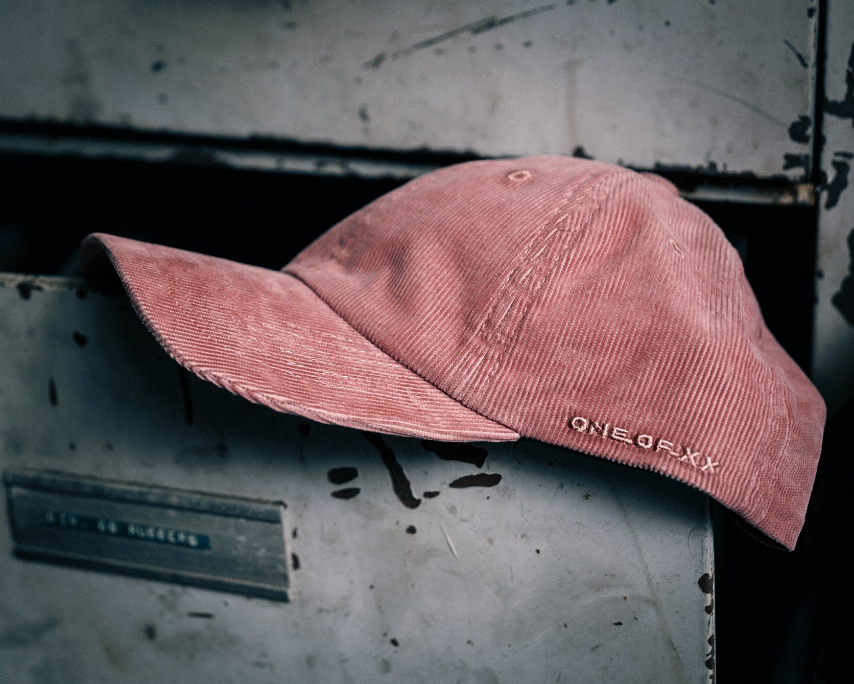 Faded Pink Corduroy (One of 19) – Side Embroidery