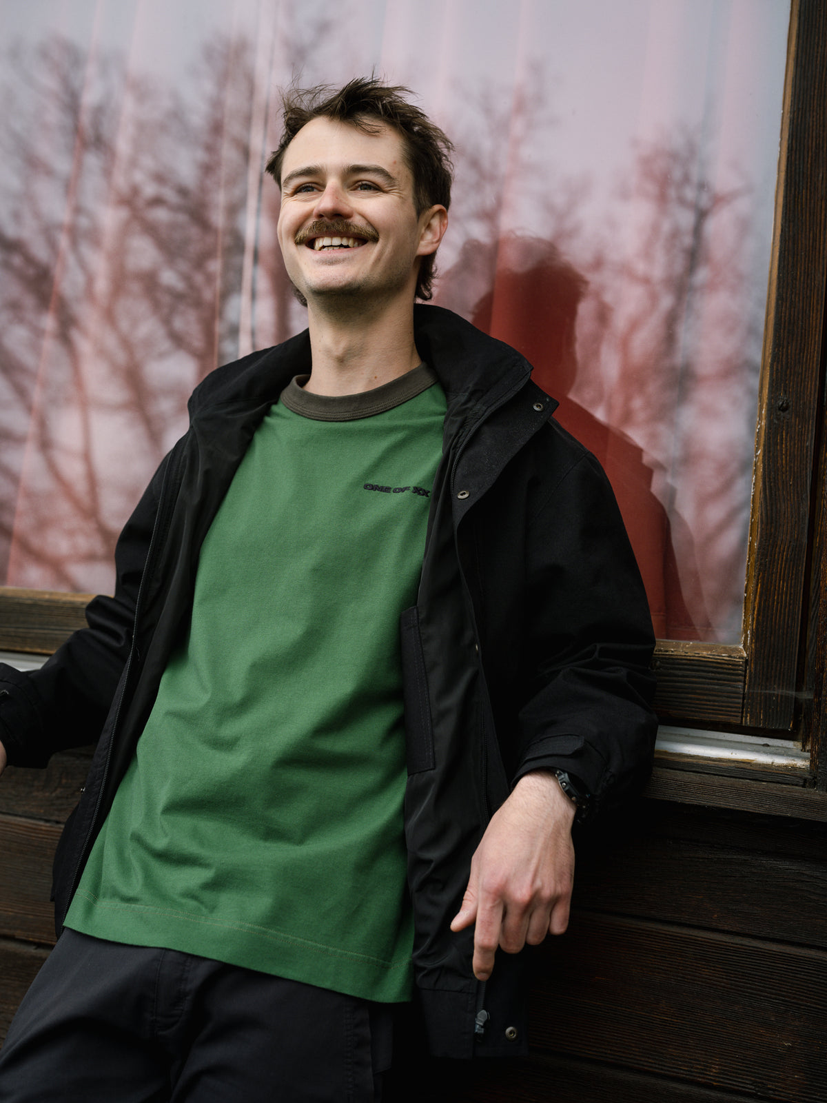 Forest Green Contrast T-shirt - One of 82