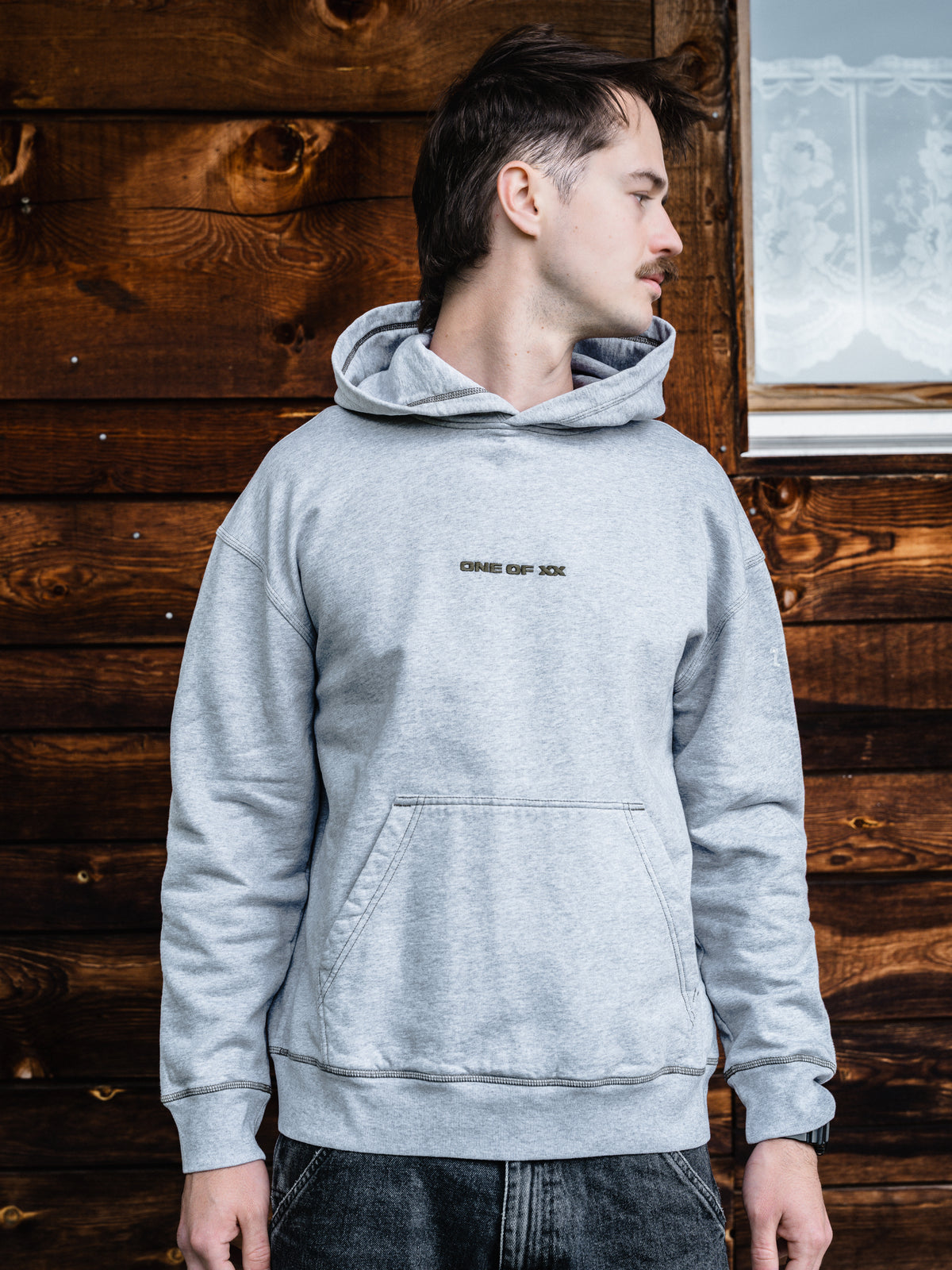 Heather Grey Light Weight Hoodie - One of 51