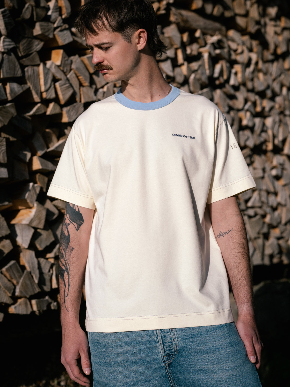 Off White Contrast T-shirt - One of 41