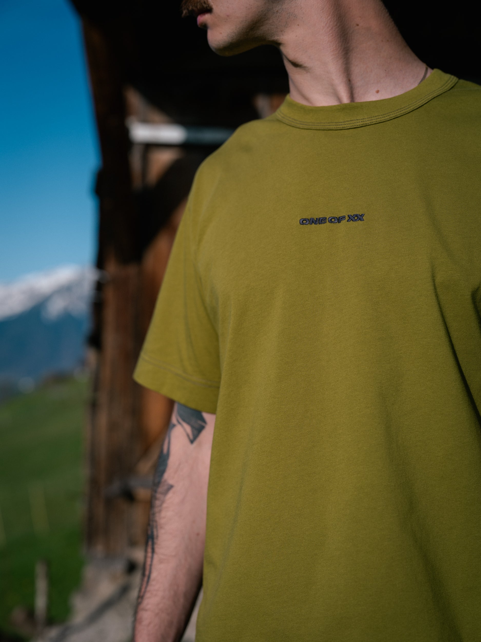 Olive Green T-shirt - One of 99