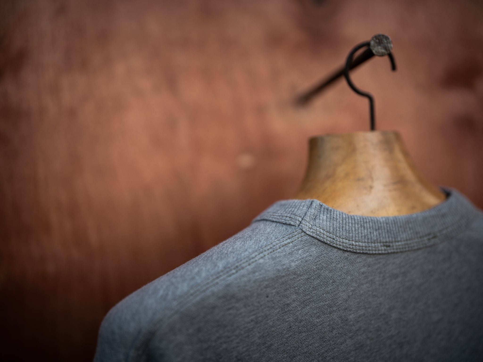 Constructed Crewneck Light Grey