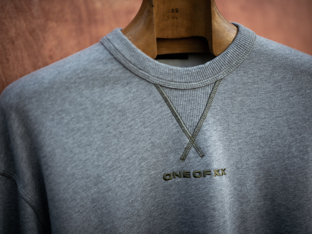 Constructed Crewneck Light Grey