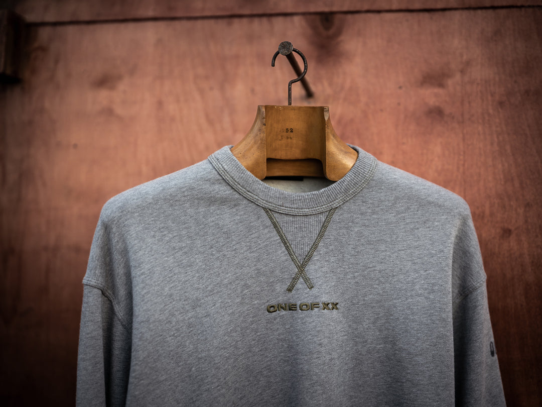 Constructed Crewneck Light Grey