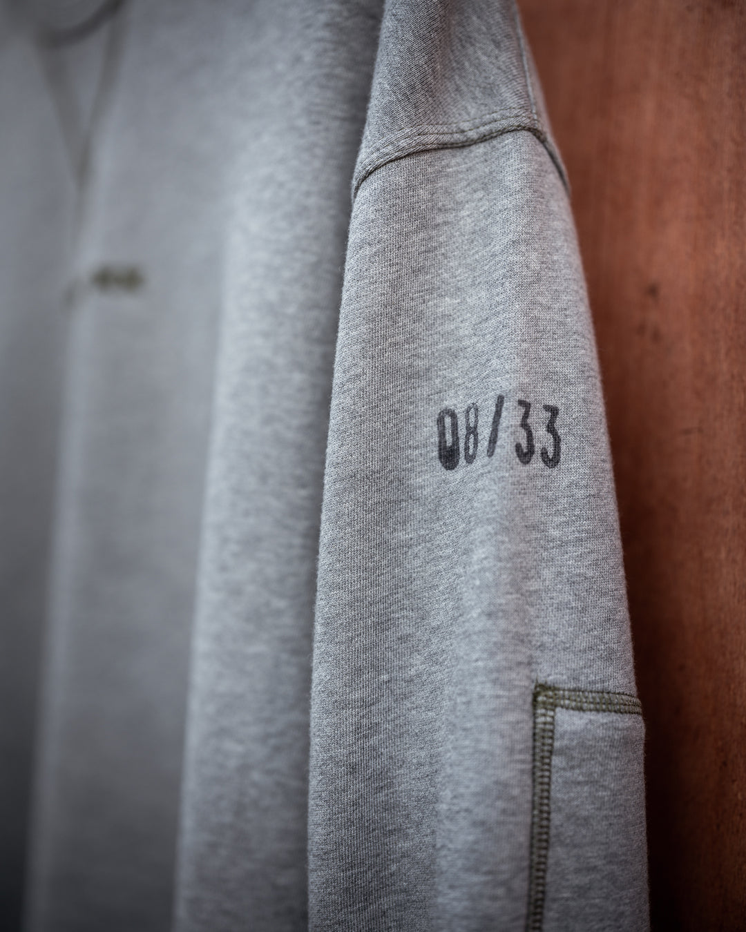 Constructed Crewneck Light Grey
