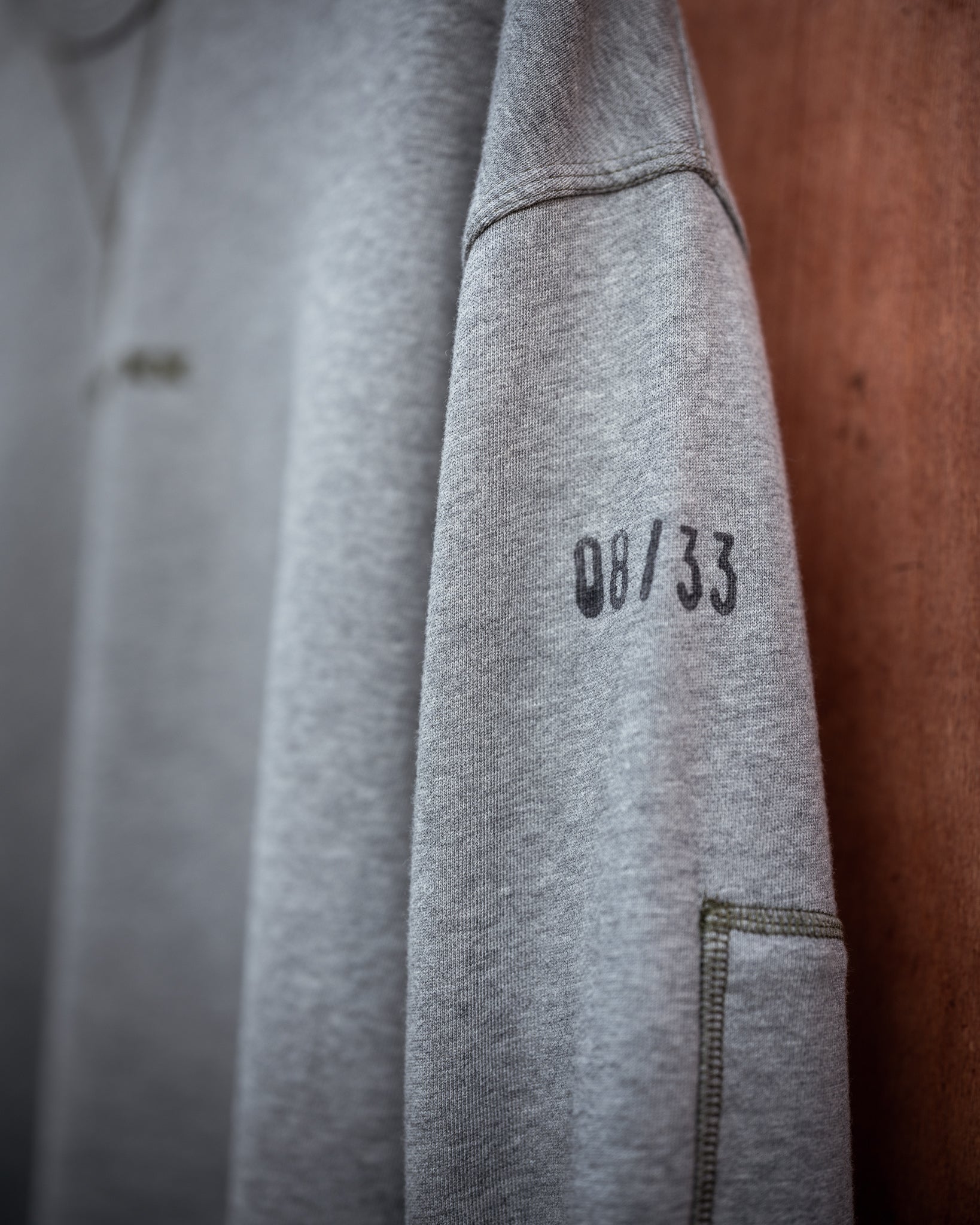 Constructed Crewneck Light Grey