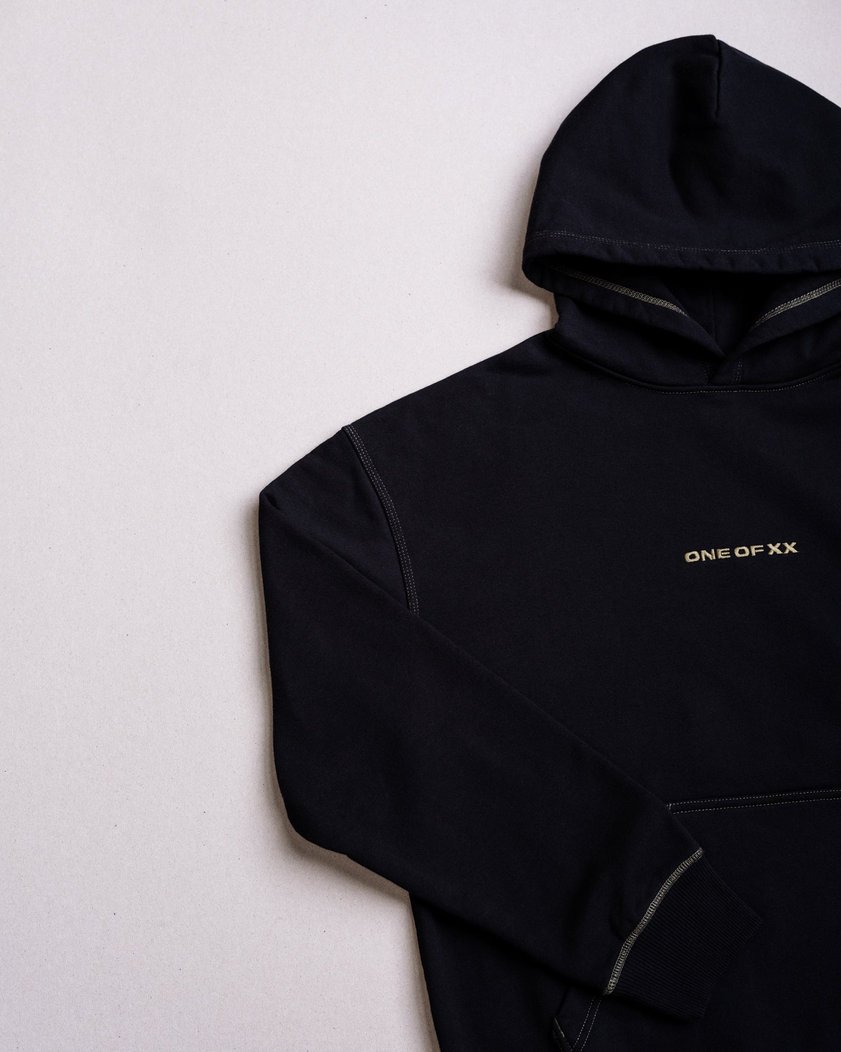 Hoodie repaired for life - Washed Black