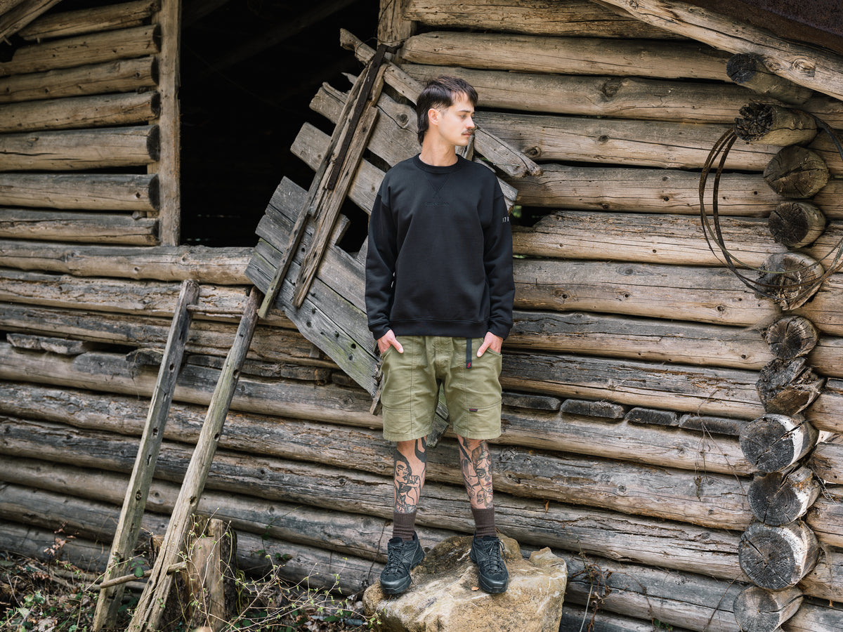 Heavy Faded Black Crewneck | Eins von 122
