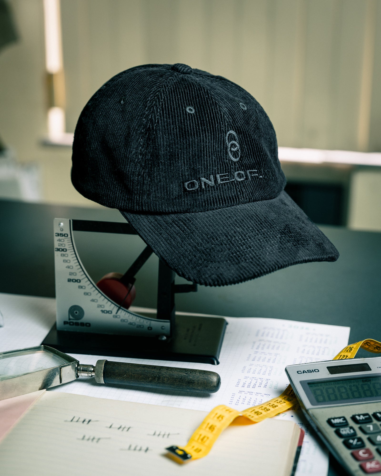 Black Coal Corduroy Cap - One of 04