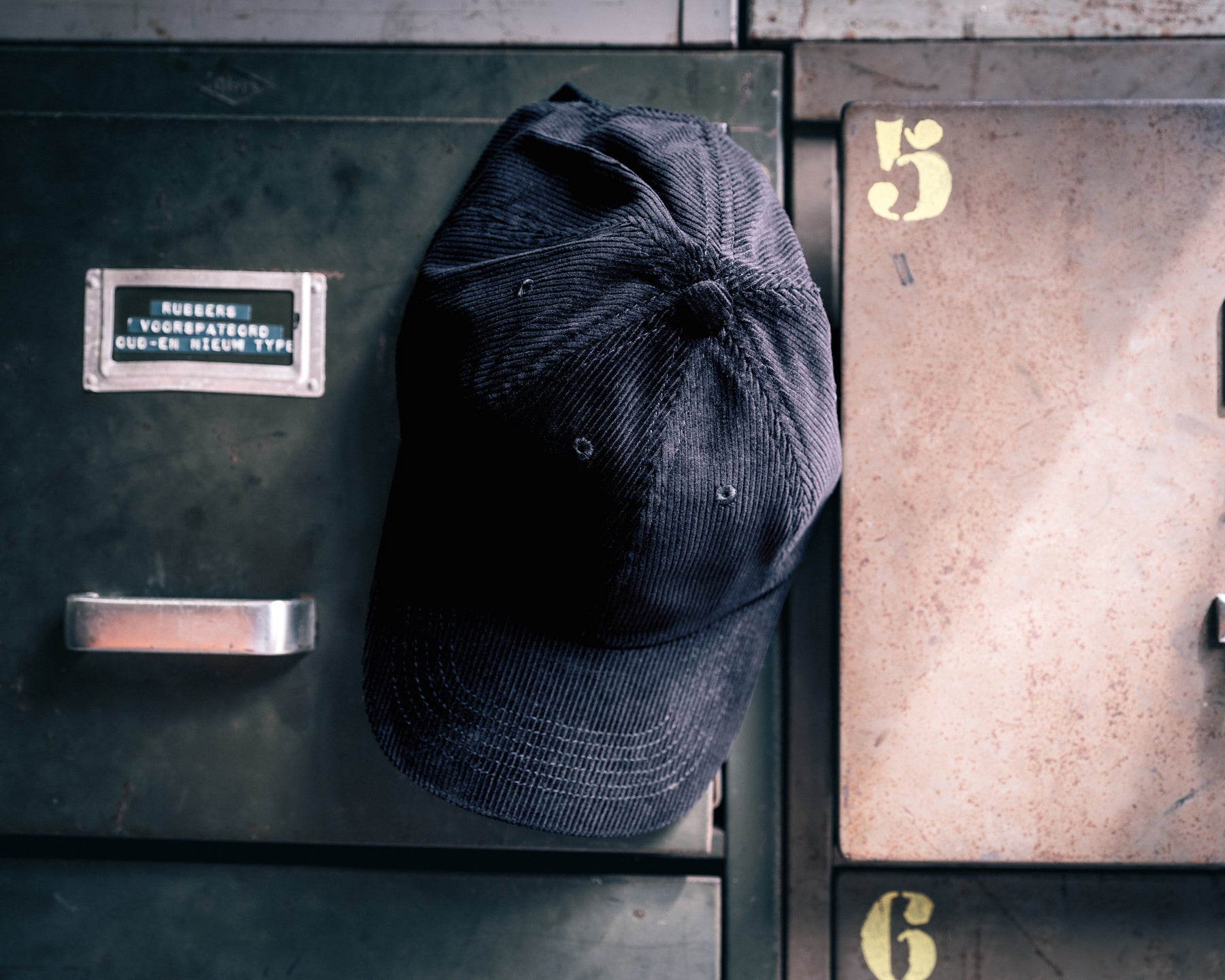 Black Corduroy (One of 7) – Side Embroidery