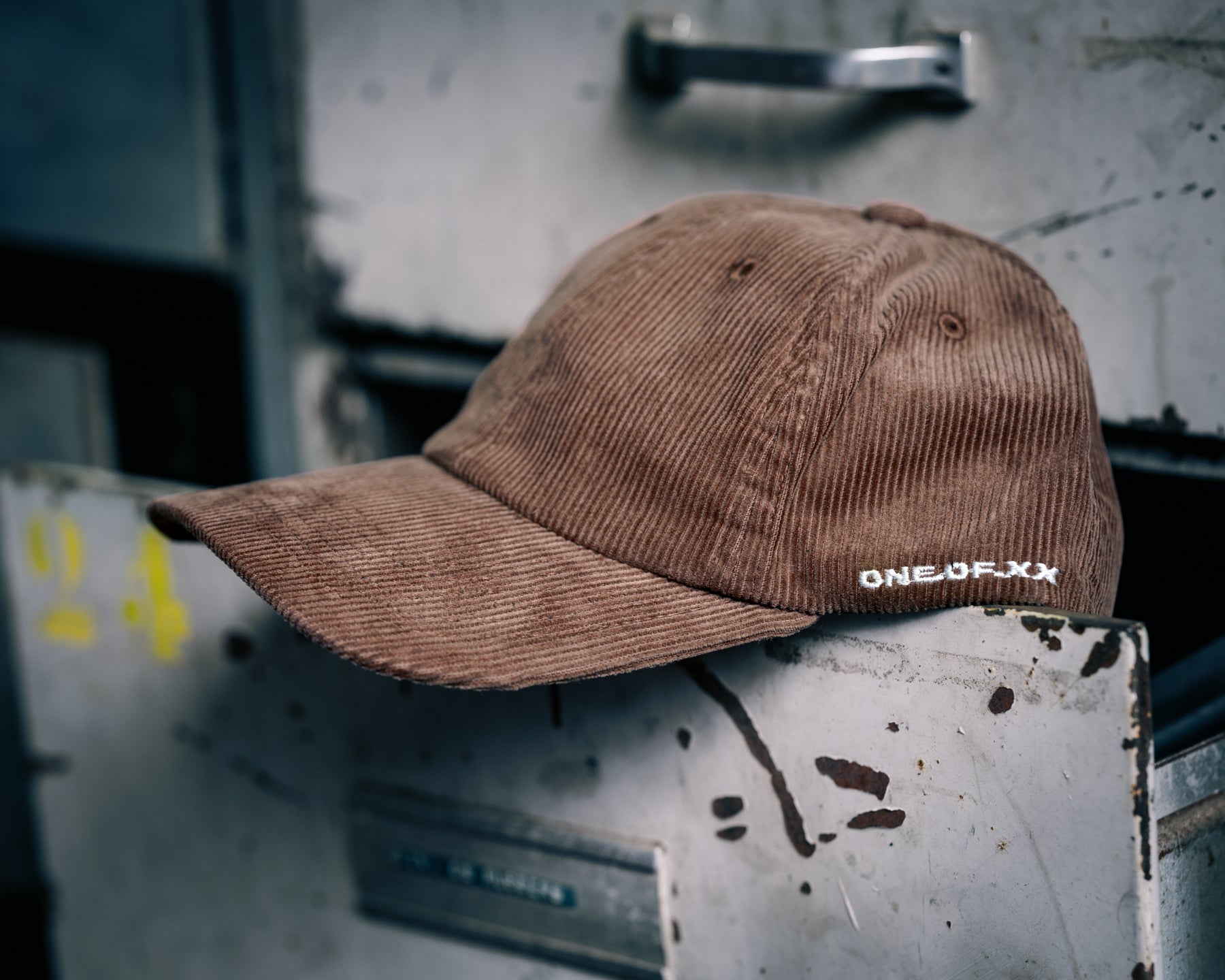 Brown Corduroy (One of 17) – Side Embroidery