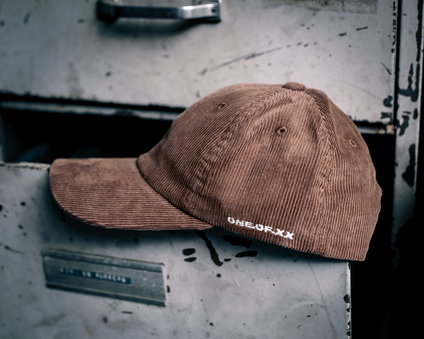 Brown Corduroy (One of 17) – Side Embroidery