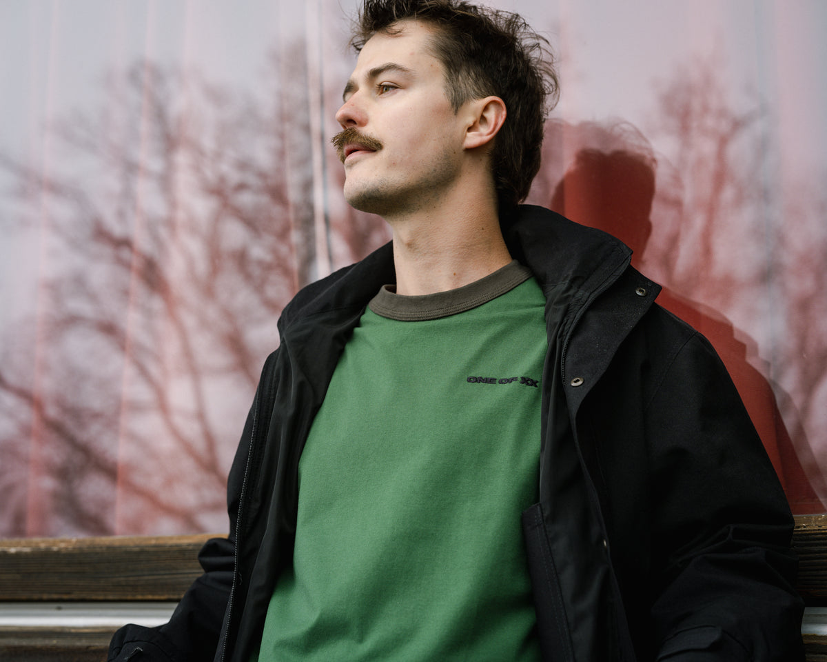 Forest Green Contrast T-shirt - One of 82