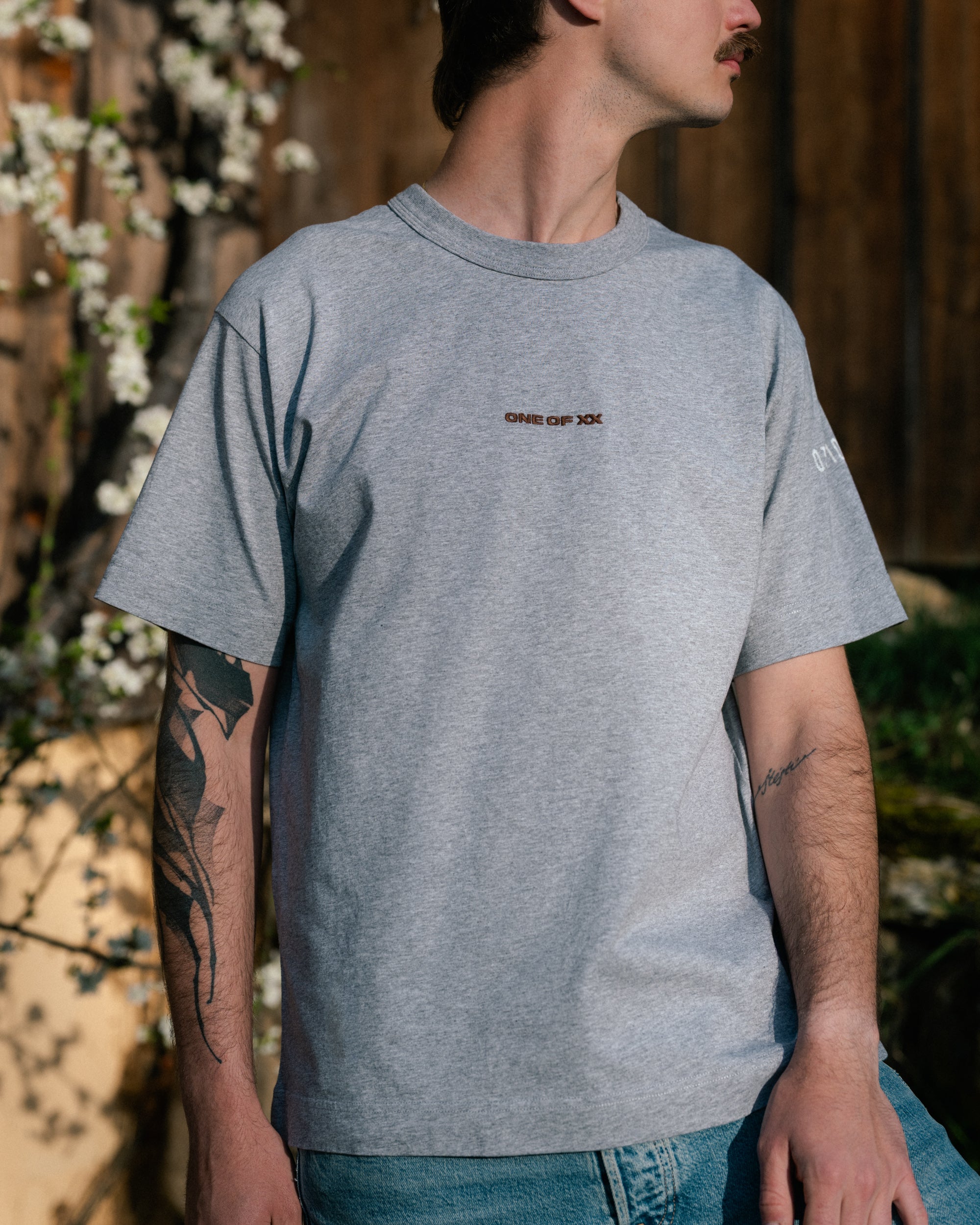 HEATHER GREY T-SHIRT - ONE OF 108