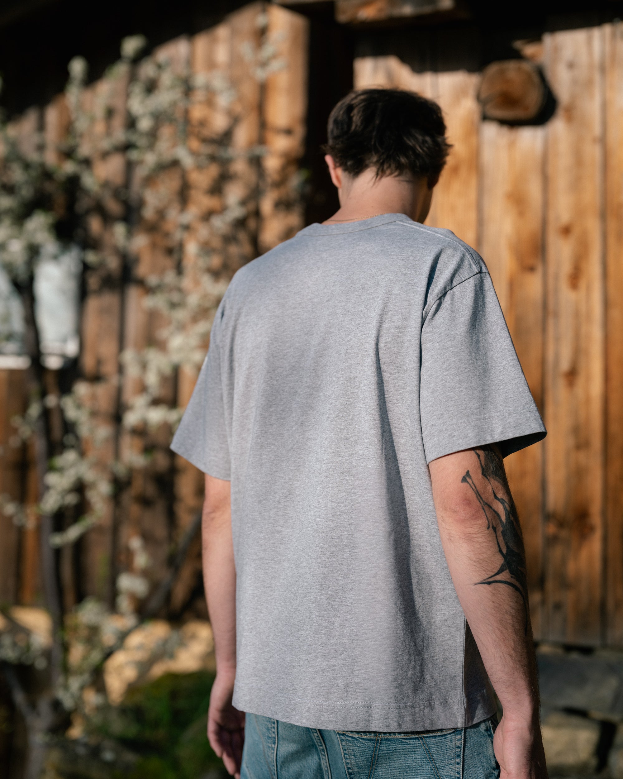 HEATHER GREY T-SHIRT - ONE OF 108