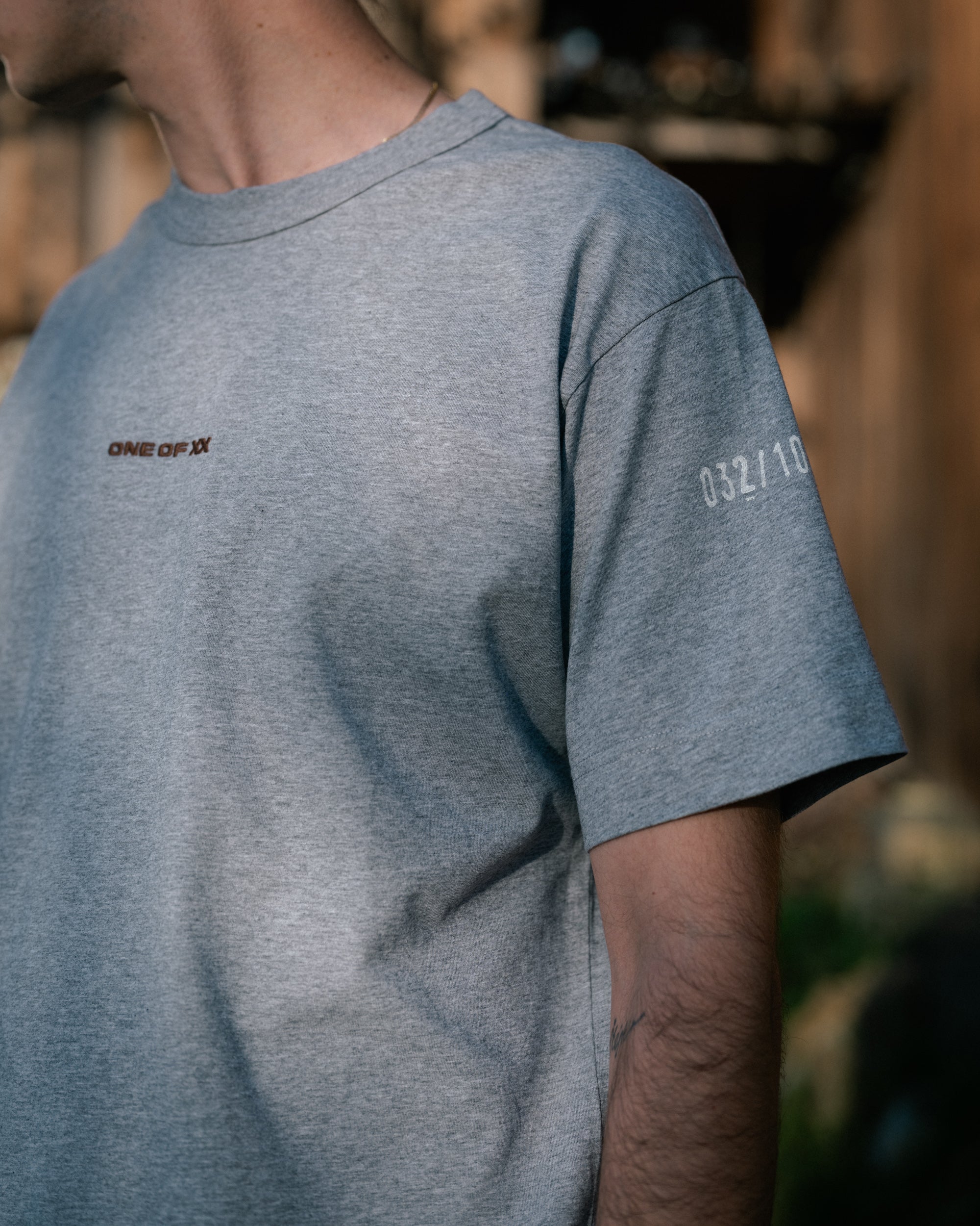 HEATHER GREY T-SHIRT - ONE OF 108