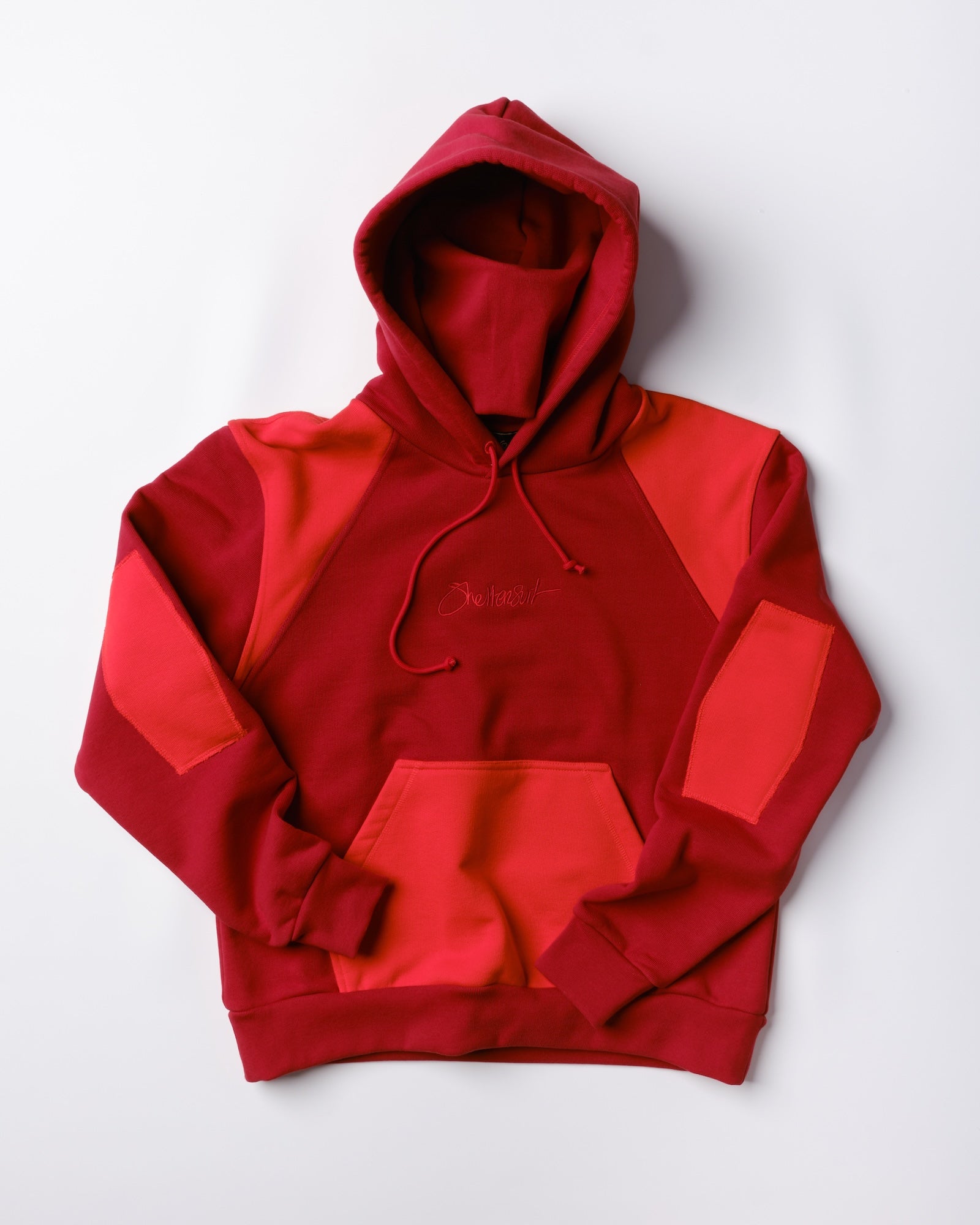 Masked Heavy Hoodie Red - One of 09