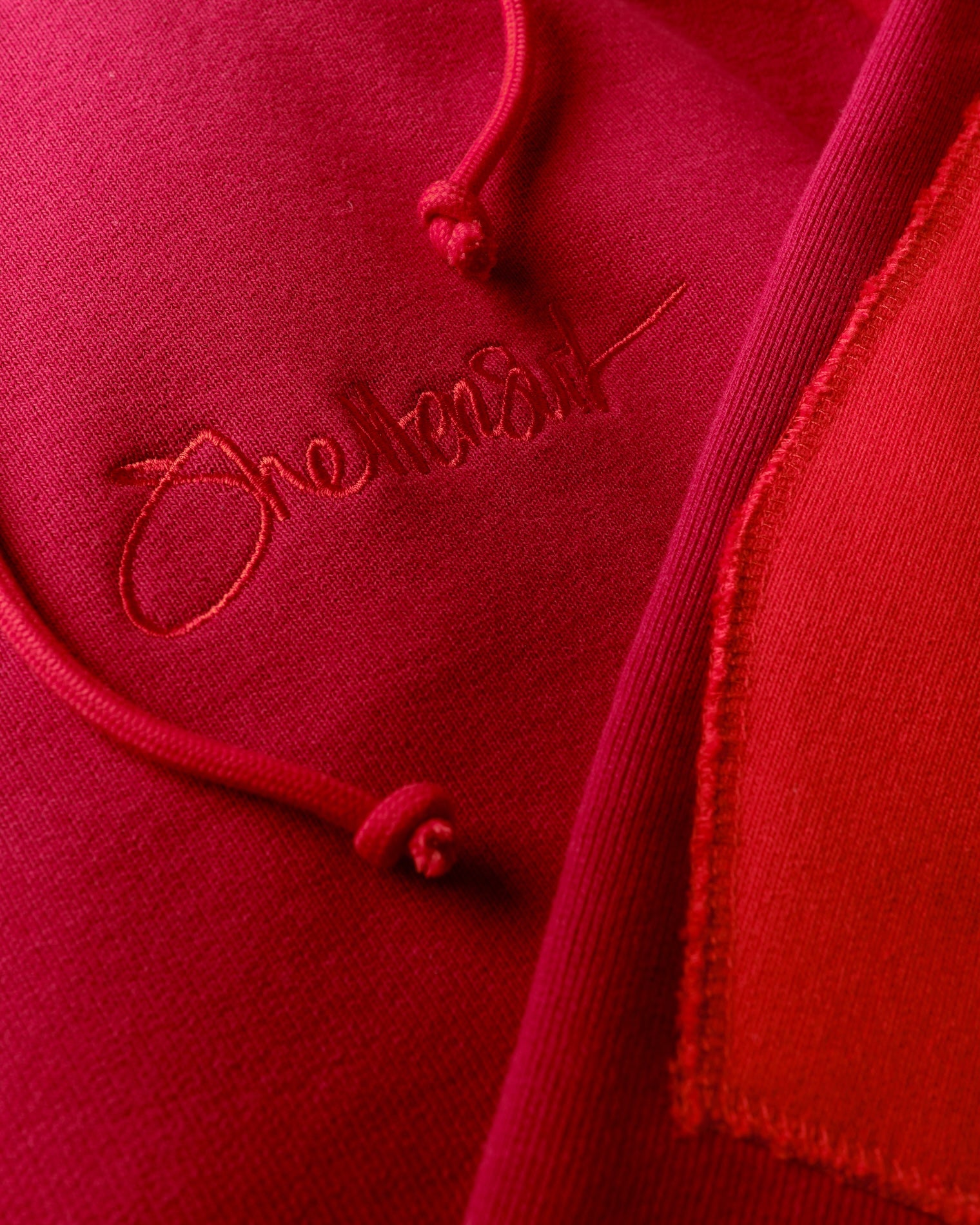 Masked Heavy Hoodie Red - One of 09