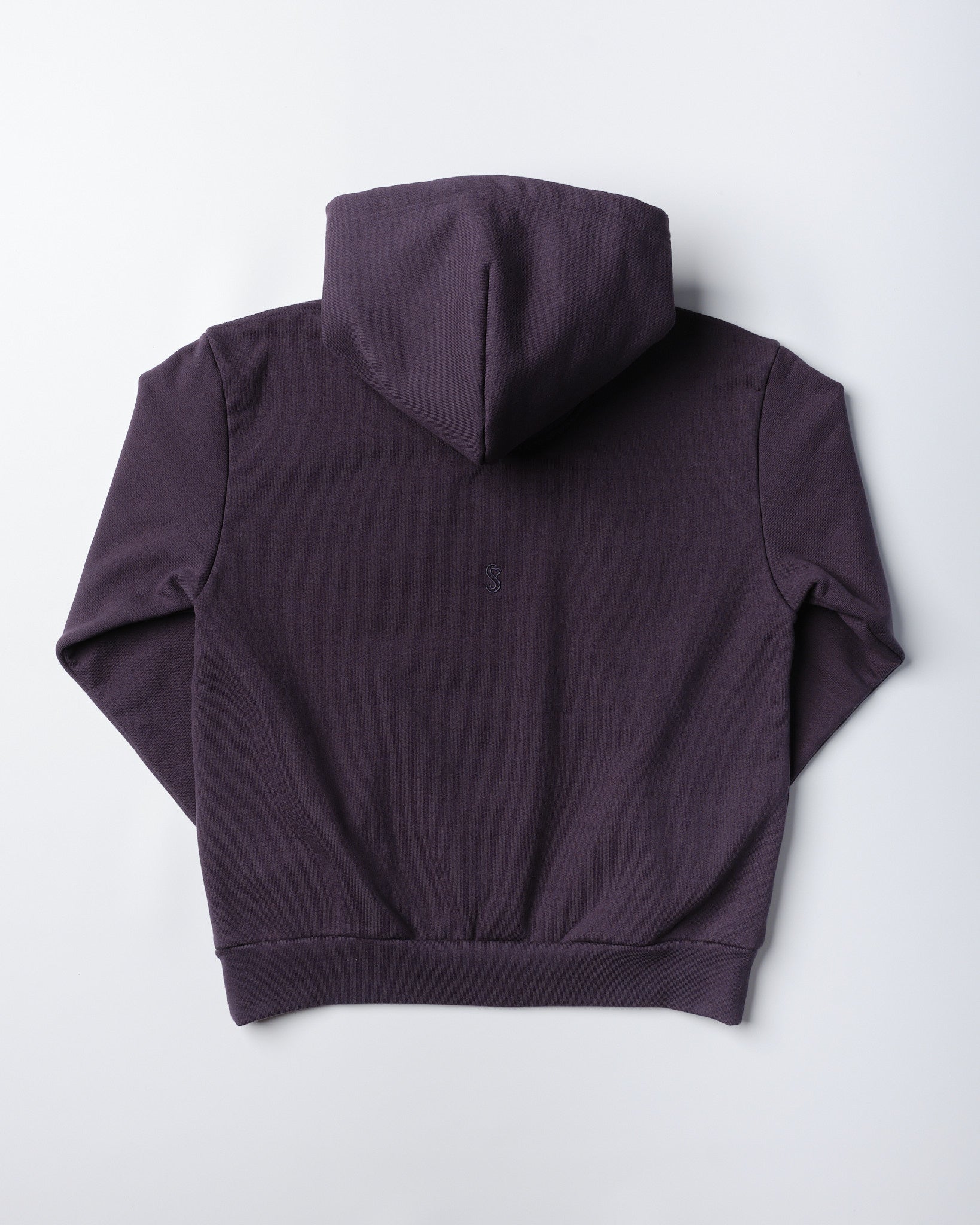 Zware hoodie in vervaagd paars - een van de 11