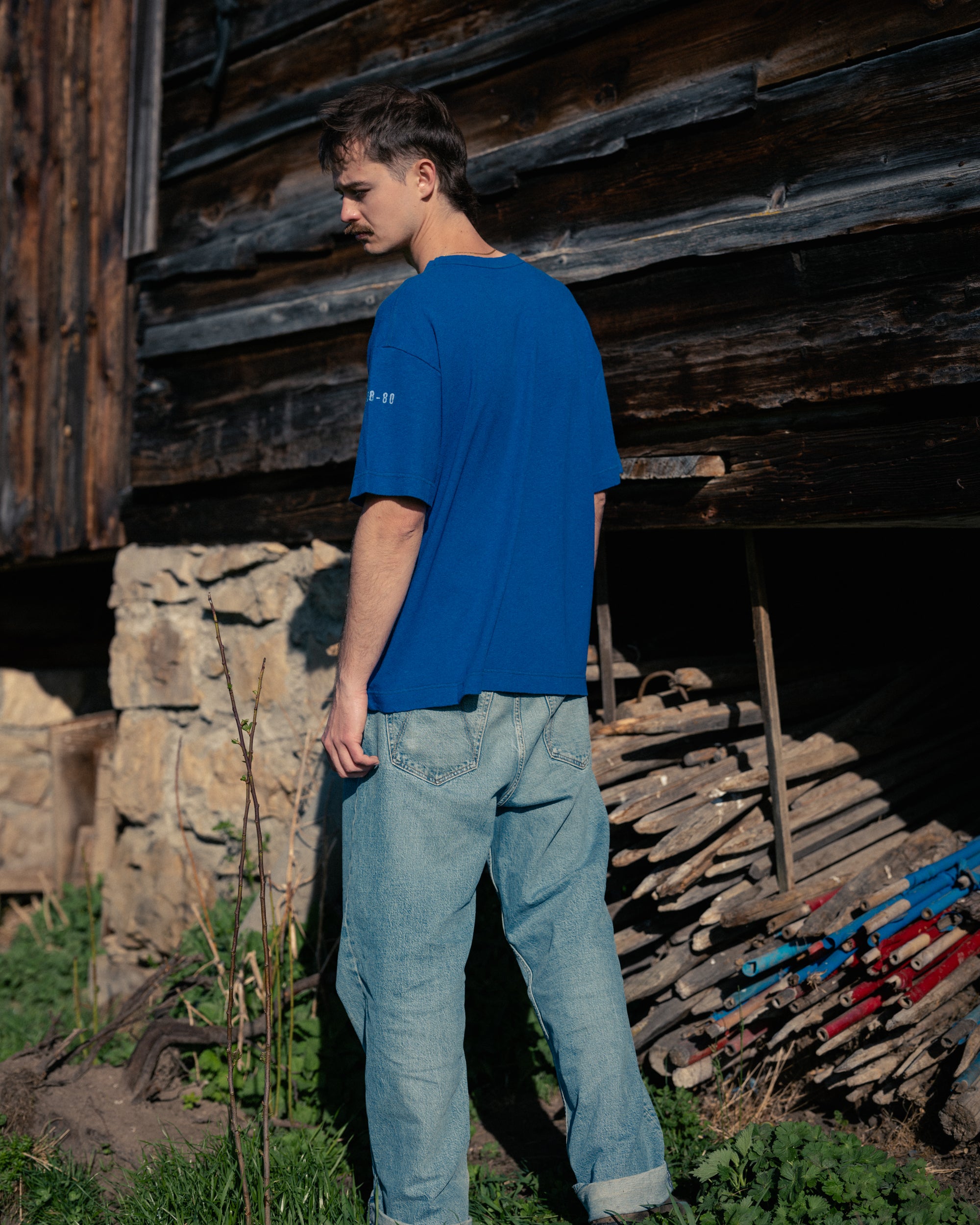 Royal Blue Linen - One of 80
