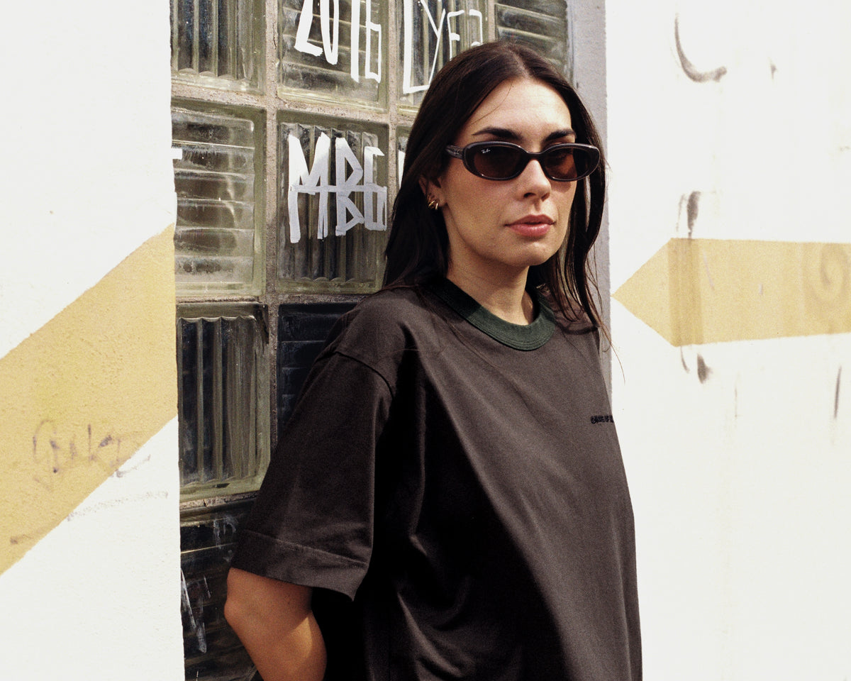 Dark Khaki Contrast T-shirt - One of 38
