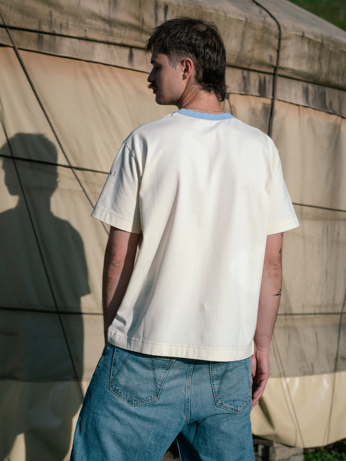 Off White Contrast T-shirt - One of 41