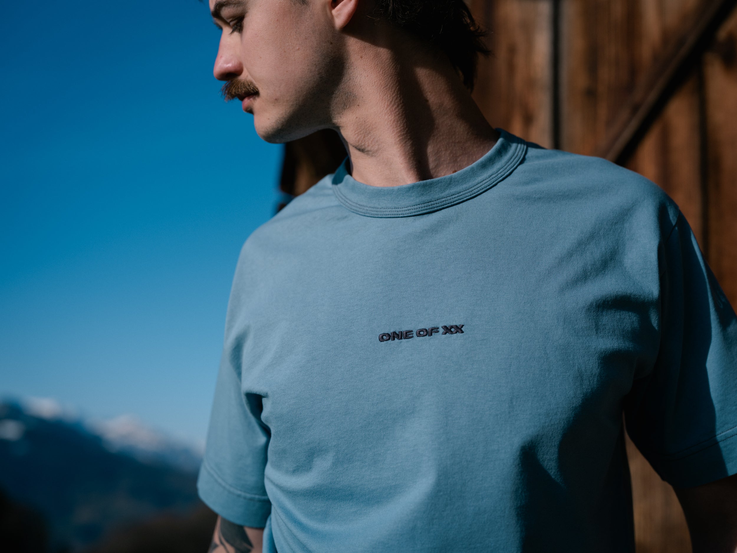 Grey Blue T-shirt - One of 141