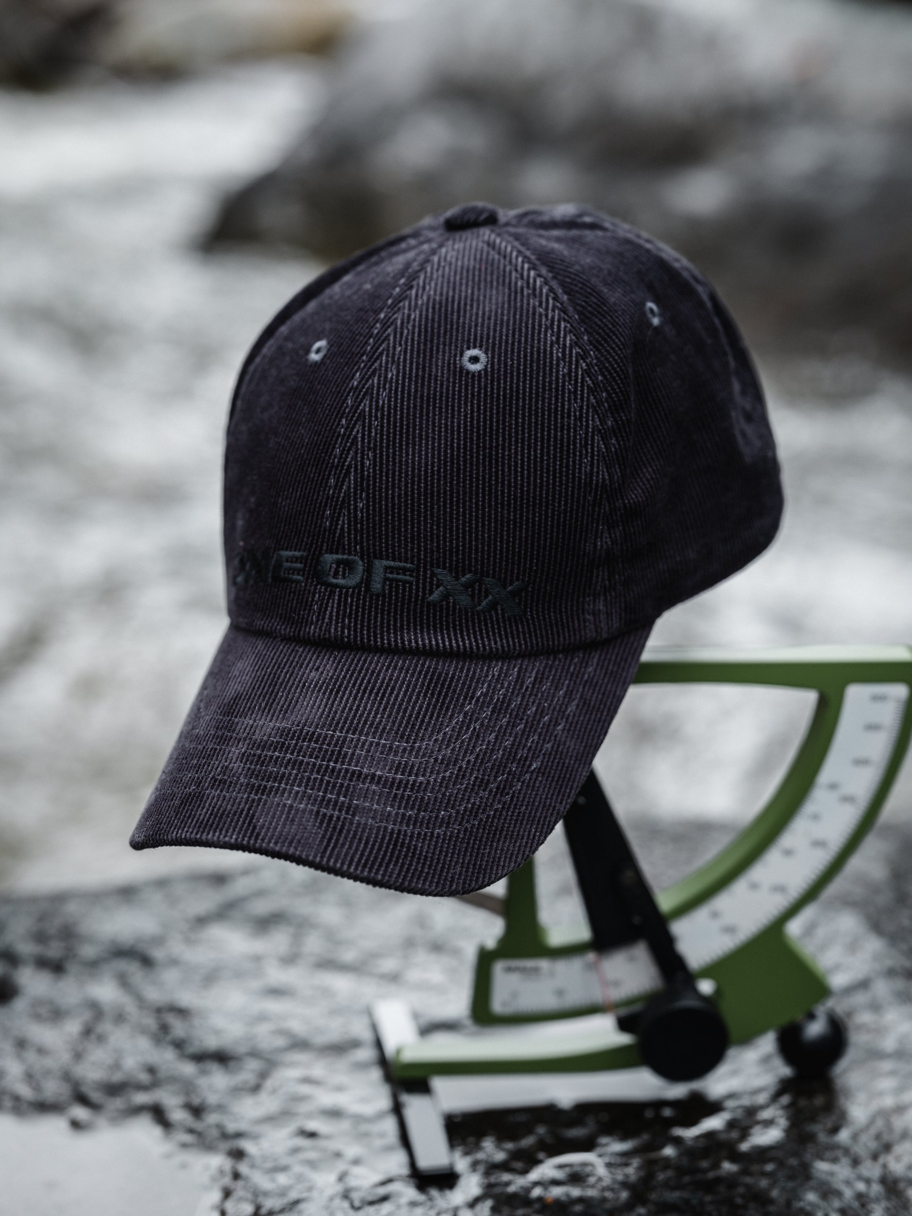 Black Corduroy Cap - One of 44